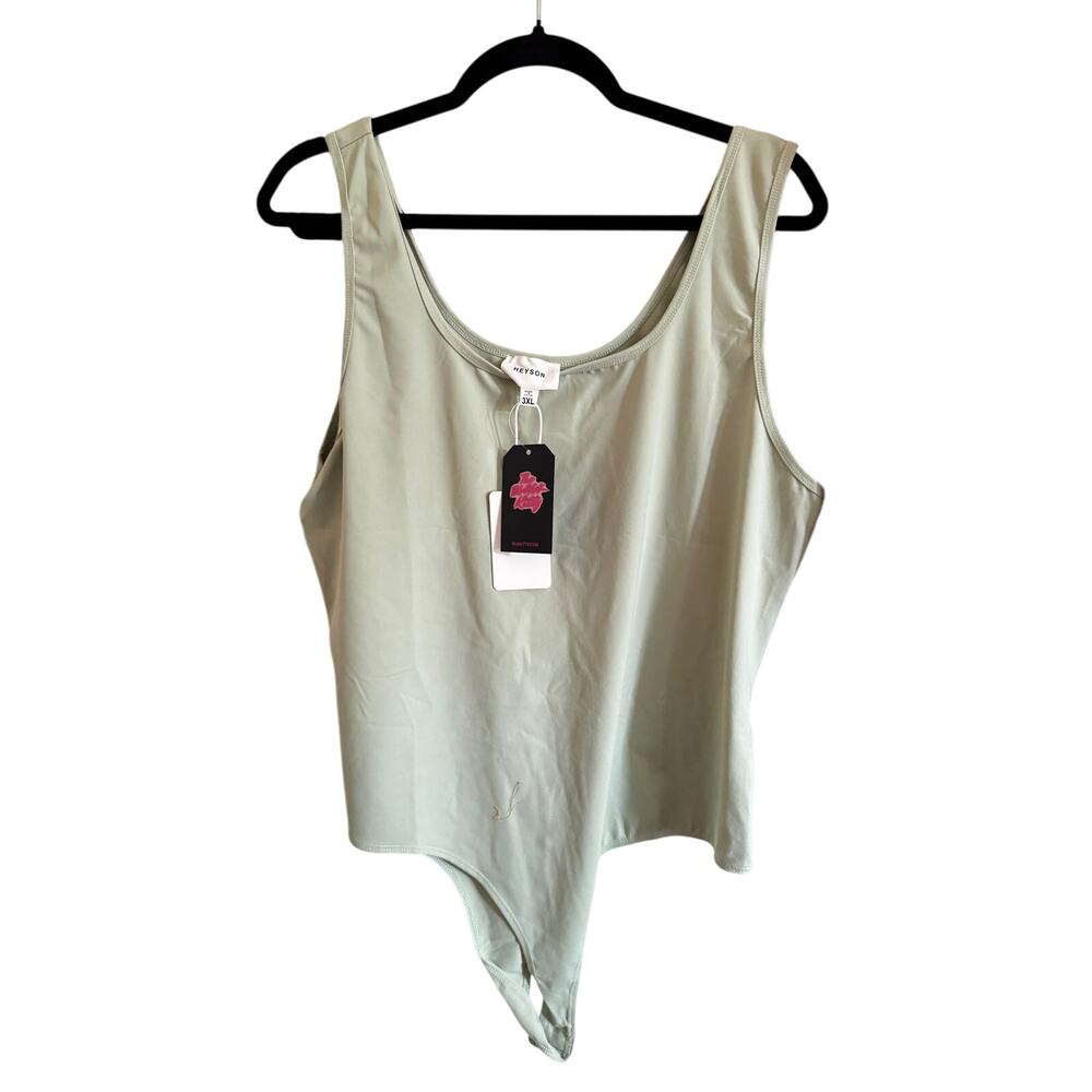 Heyson Keep Me Around Sea Moss Green Bodysuit 3XL